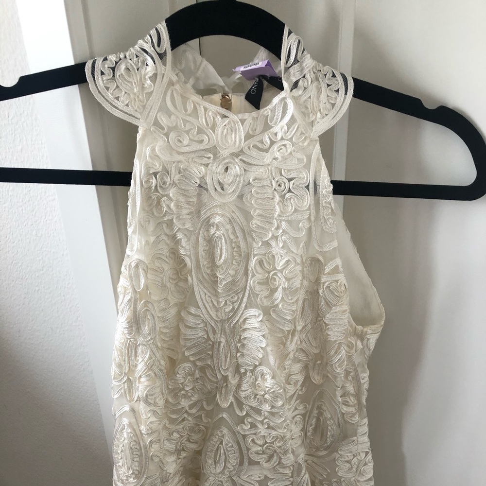 Lacy bell style top